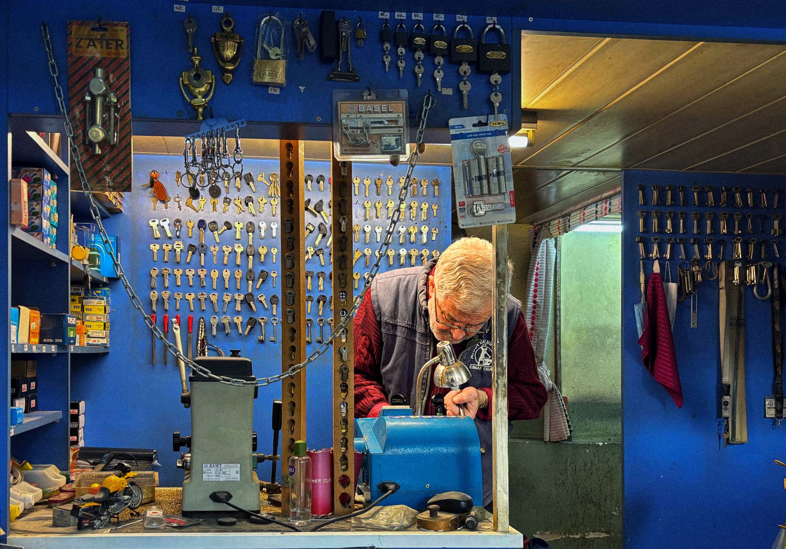 Locksmith at work